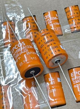 2200UF 40V B41690A7238Q1 Q级 EPCOS 车载铜脚高温滤波电解电容