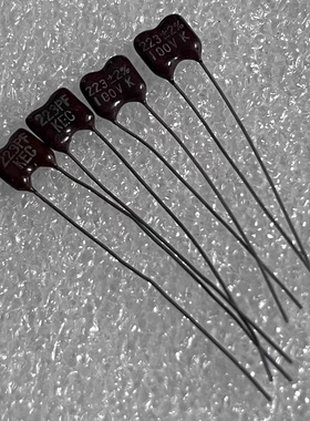 全新 日本 KEC 223PF 100V 发烧银云母电容 脚距P5