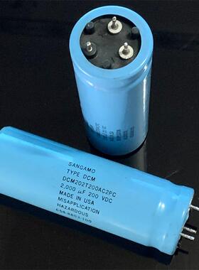 拆机美国山姆 SANGAMO 2000UF 代 2200UF 200V 音频滤波电解电容