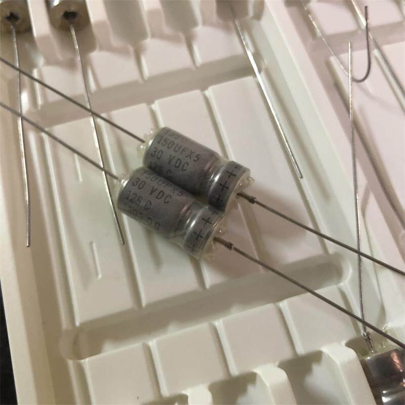 原盒美国思碧SPRAGUE 135D 150UF 30V 液态钽银油阴极电容125C