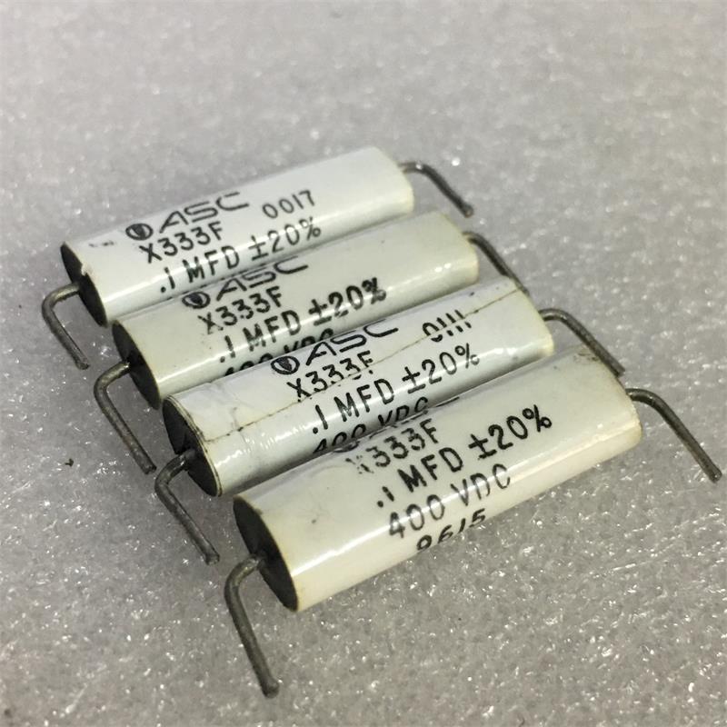拆机 美国 ASC X333F 系列 400V DC 0.1UF 104 发烧音频无极电容
