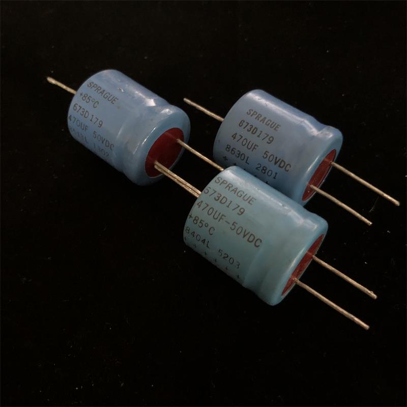 全新 美国思碧SPRAGUE 673D系列 470UF 50V 发烧阴极电解电容
