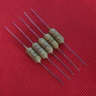 早期美国 西電 64T系列 0.0027UF 400V 古董轴向耦合无极电容
