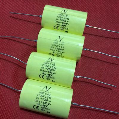 意大利 AV MKP 0.33UF2000V 轴向耦合薄膜无极电容