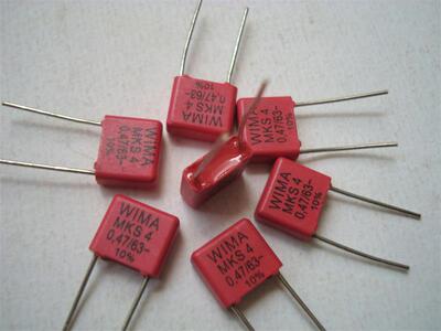 全新德国威马 wima MKS4 0.47UF 63V DC  粗铜脚音频耦合无极电容