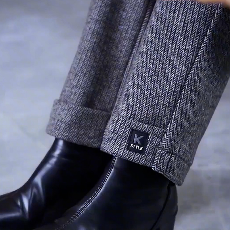 小个子毛呢裤女秋冬加绒加厚爆款