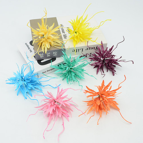 龙须昙花假花高档花头簪花