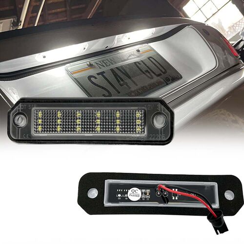 适用93-97年本田思域Civic CR-X车牌灯EH EK EJ改装LED牌照灯白光