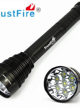 TrustFire J18照屏液晶显示器7灯L2超亮强光充电26650防水手电筒