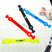 包邮 POWERTI 避震器 卡扣避震条网球拍用炫彩双扣长条减震器 新品
