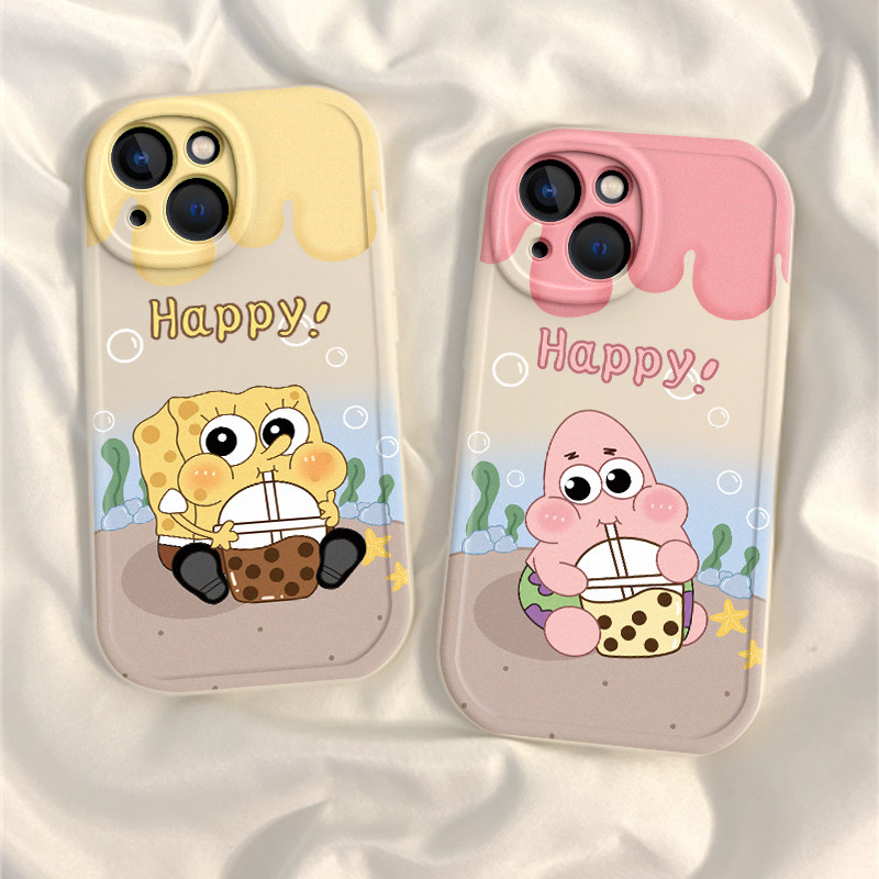 适用于红米Note13R壳RedmiNote13RPro海绵宝宝保护套Redmi小米RPor新款Noto硅胶外壳Nont防摔全包5G男女