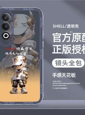 适用OPPOK12手机壳卡通人物oppoak11x防摔k10活力版新款k9Pro外壳Findx7全包镜头k5高级感超薄保护套