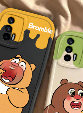 适用于真我gtneo壳创意可爱RMX3031闪速版3350套GTNoe新款硅胶GT全包Neo防摔RealmeGTNeo男女neo熊大熊二