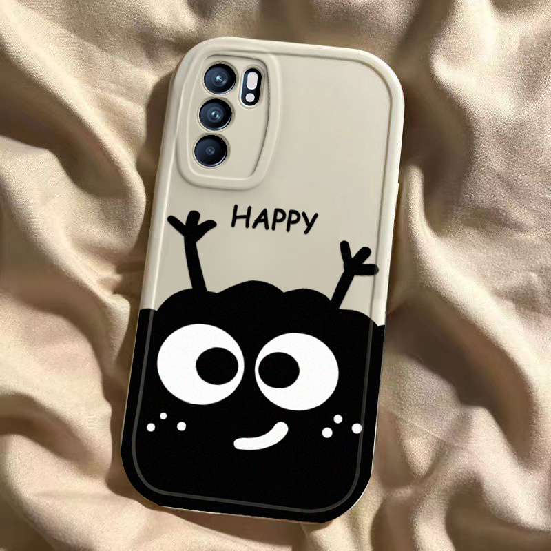 适用于opporeno6壳新款reno6pro保护套Rone65g全包oppReon6por十防摔曲面opp0pp0ppo软硅胶reno6可爱男女