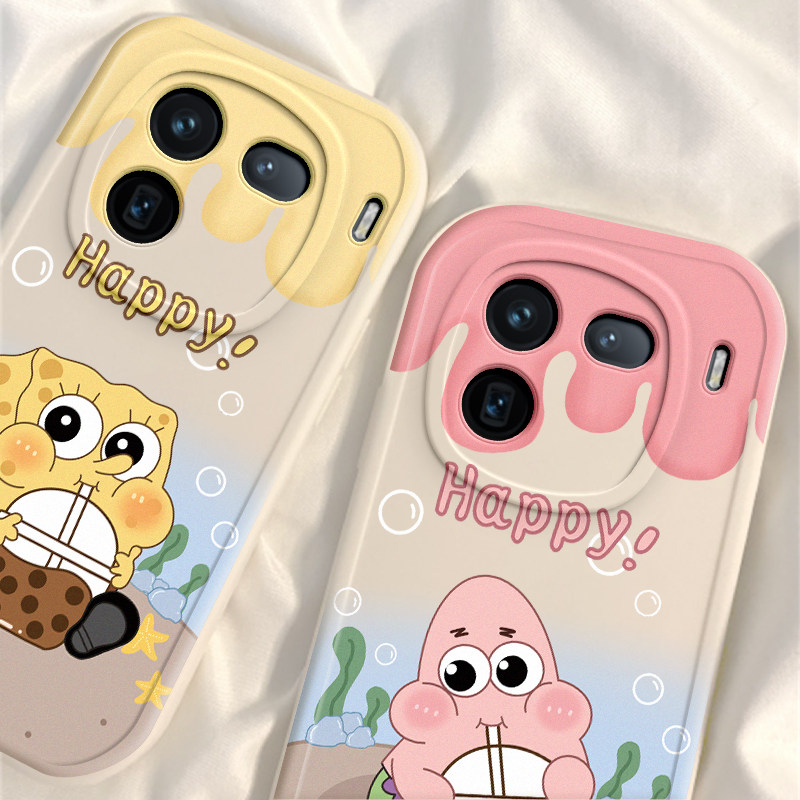 适用于iQOO13壳vivoiQOO12Pro保护壳iQ0013海绵宝宝iQ12vivo爱酷iCOO十三iPOO硅胶套iOQ全包iQQO防摔男女