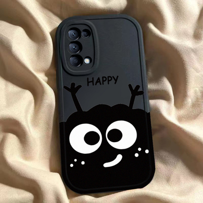 适用于opporeno5壳新款reno5pro十曲面屏5K硅胶oρpor可爱0pp0ppor卡通opr全包oppr防摔opoor男女oopor软