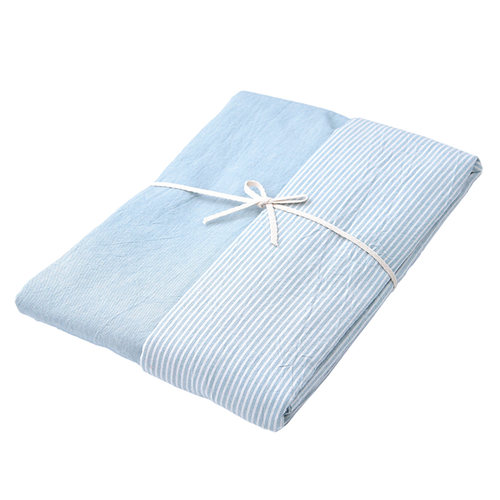 日式简约全棉水洗棉枕头套AB版