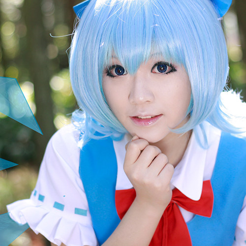 布偶幻想乡 东方project 琪露诺 笨蛋⑨ b版 cos/cosplay