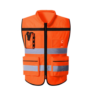 上海建工马甲国标反光安全背心建筑施工反光衣园林壮实机施工作服