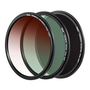 (二代升级) Kase卡色 金刚狼磁吸滤镜套装 MCUV CPL偏振镜 ND减光镜 67 72 77 82 95mm 入门级专业级快速换镜