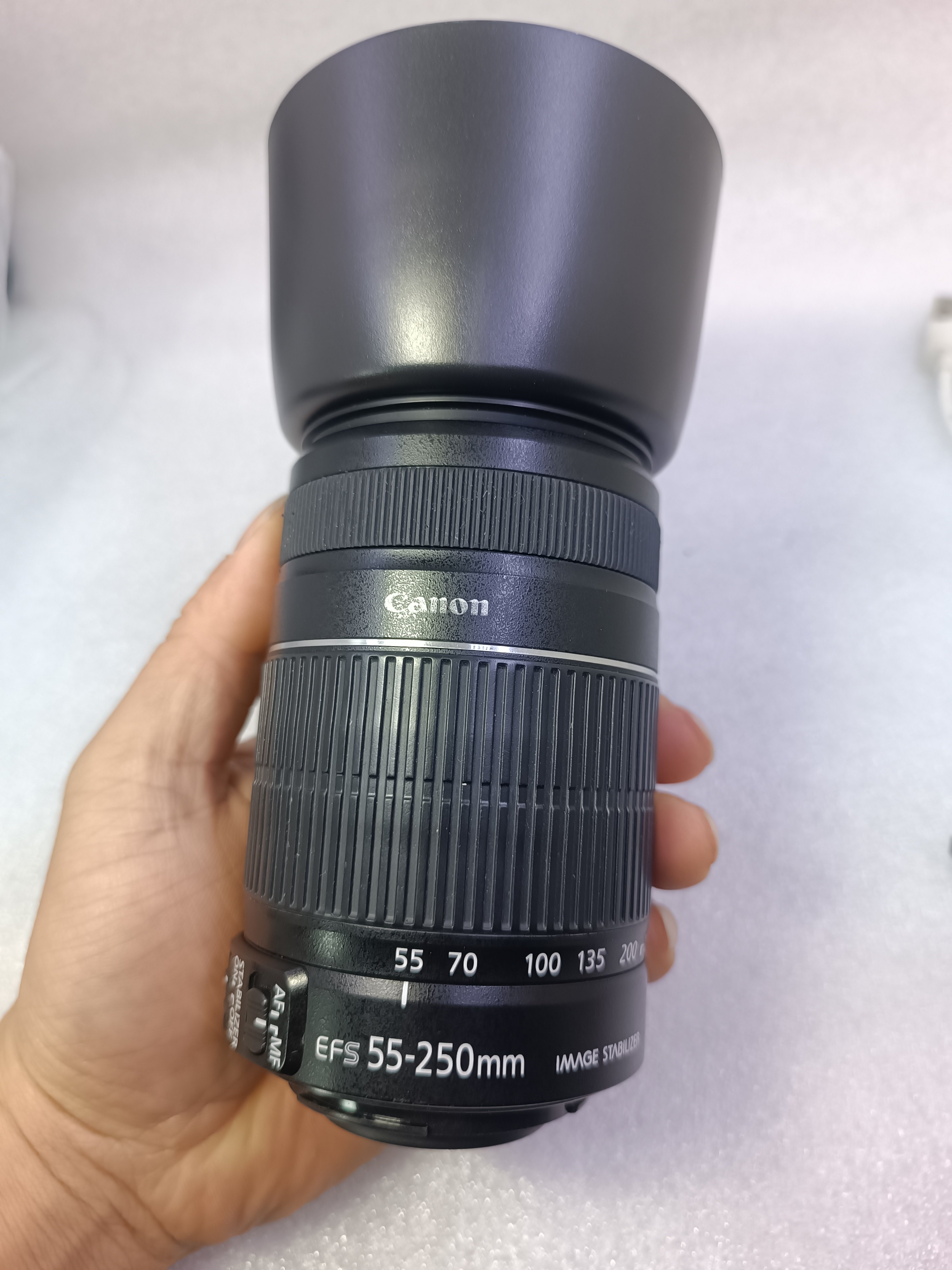 佳能55-250mm IS 单反长焦防抖镜头打鸟摄月二代半画幅镜头