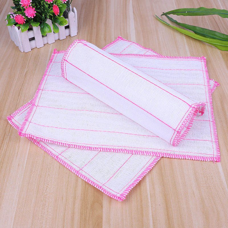 棉纱洗碗布家纺家饰洗碗巾抹布毛巾1元百货超细纤维