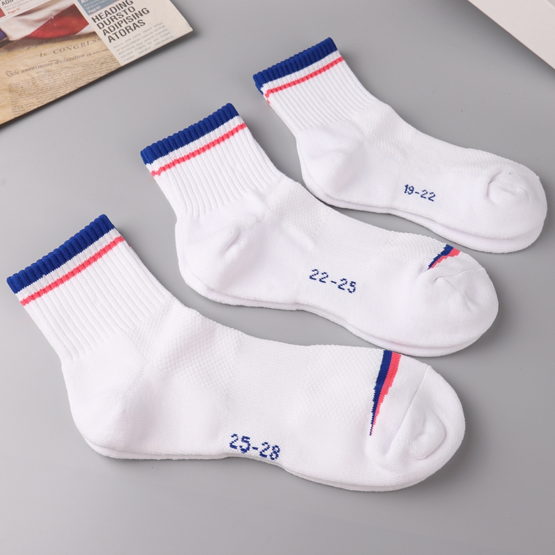 吸汗男女儿童成人纯棉透气袜子