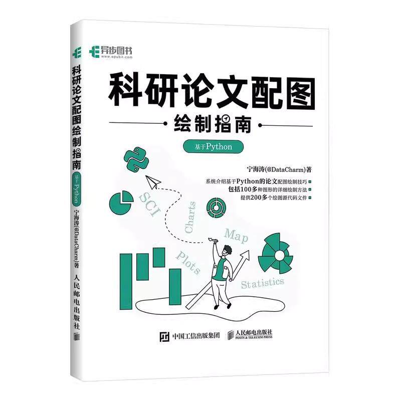 【书】科研论文配图绘制指南 基于Python 科研论文配图设计与制作Python绘图指南插图图表绘制柱形图箱线书籍