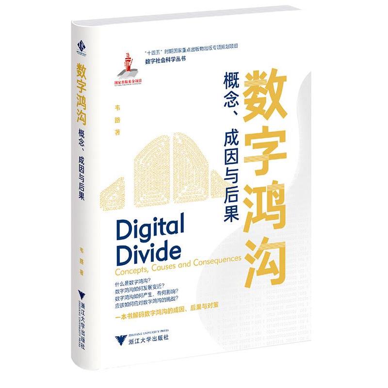 【r】 数字鸿沟:概念、成因与后果:concepts, causes and consequences 9787308245180 8