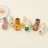 套袜子 初生宝宝学步防滑地板鞋 新生婴儿0 3岁棉中筒防滑秋冬季