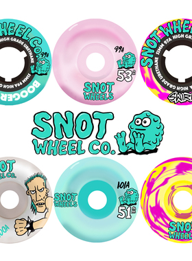 55滑板店 进口 鼻涕轮  SNOT专业滑板轮子 双翘板 动作 板场 刷街