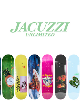 55滑板店代理 美国品牌Jacuzzi Unlimited专业滑板板面 进口 双翘