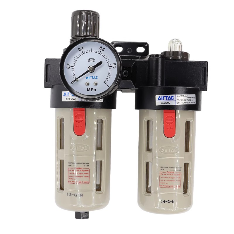 亚德客二联件油水分离气源处理器气体过滤器BFC2000/3000/4000A1