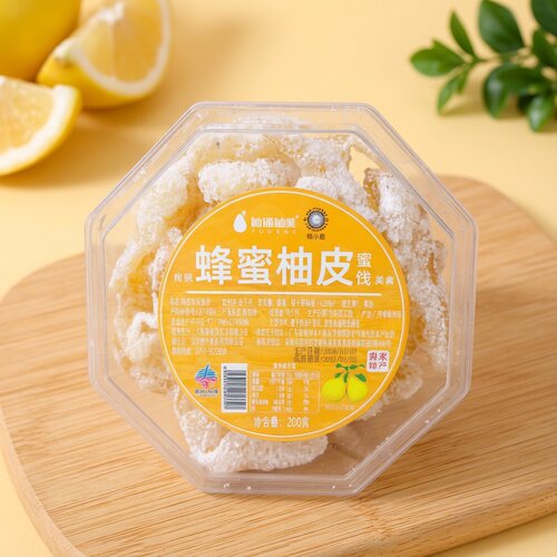 柚通柚美甘草蜂蜜柚皮柚脯蜜饯
