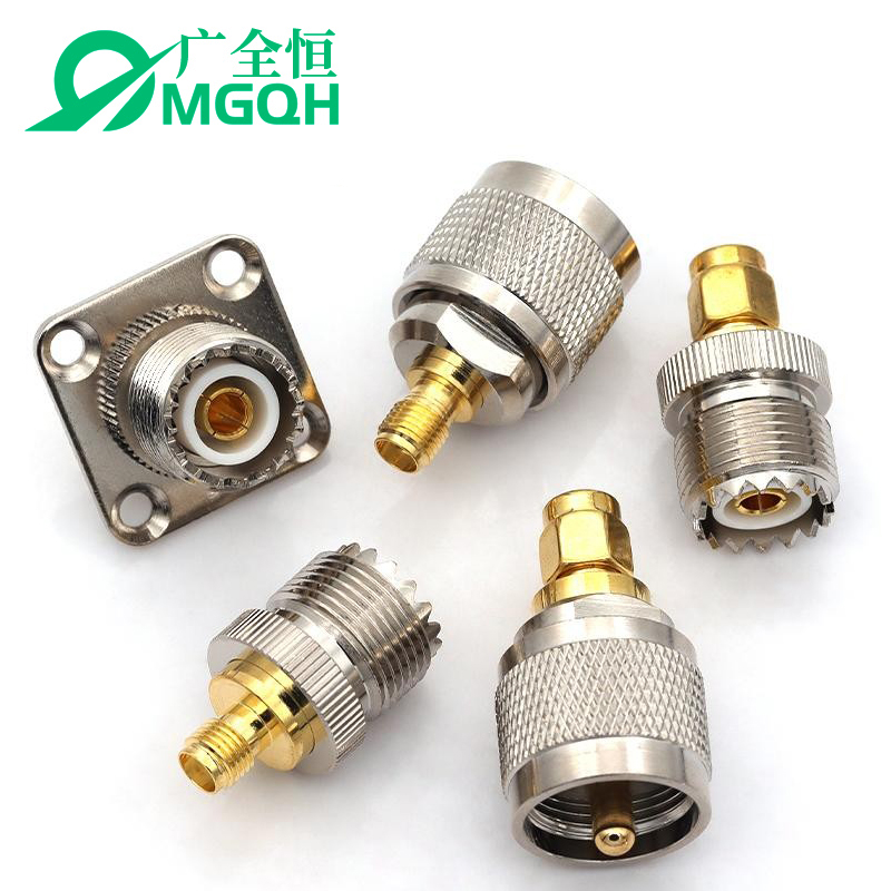 SMA转UHF转接头SMA公头转M母头