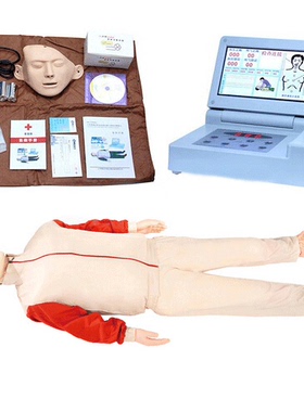 液晶彩色大屏幕高级全自动心肺复苏模拟人BIX/CPR690