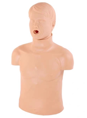 高级成人气道梗塞及CPR模型海姆立克心肺复苏训练模拟人