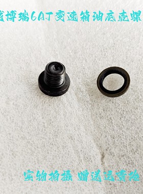 适配吉利博越博瑞6AT 变速箱油底壳螺丝 放油螺丝 螺丝垫片