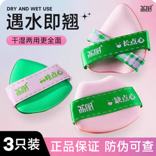 荔树翘头粉扑气垫粉底液超软女lishu梨树荔枝树李树栗树莉树树木