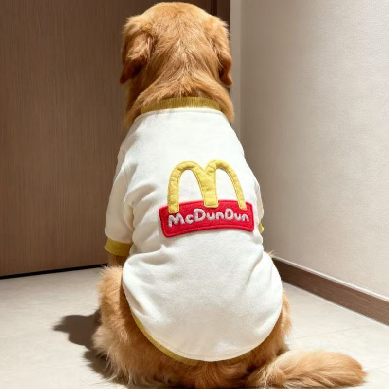 大型犬宠物秋冬加绒可爱麦当当舒适两脚衣巨贵金毛萨摩耶拉布拉多