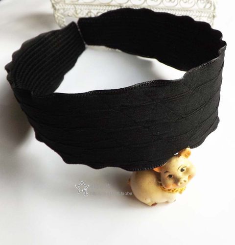 e饰家族刘海贴式发箍简约不勒头