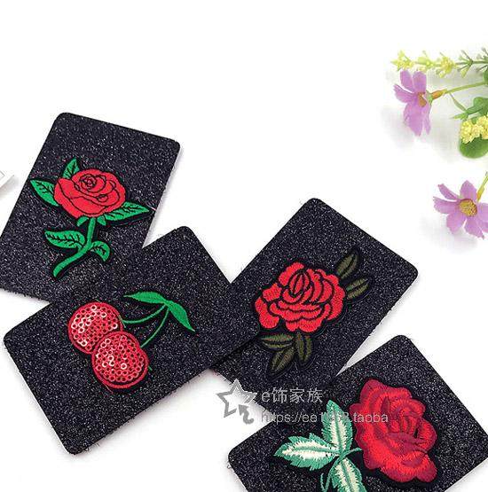 韩版新款刘海贴 花朵碎发固定魔法贴粘发贴头饰发饰品