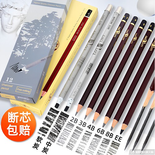 老人头素描速写铅笔套装