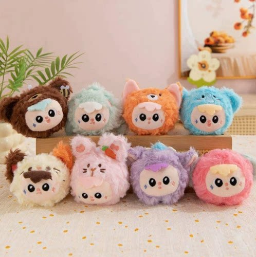 娃三岁盲盒挂件娃娃拍拍圈可挂书包情侣布娃娃玩偶钥匙扣毛绒玩具