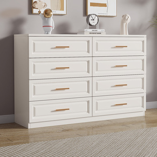 全实木斗柜客厅靠墙储物柜2026新款抽屉式储物立柜卧室床头置物柜