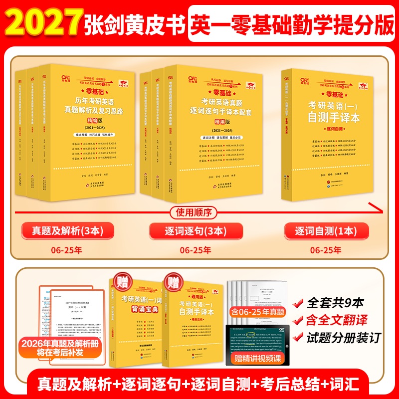 2026黄皮书英语真题题型版