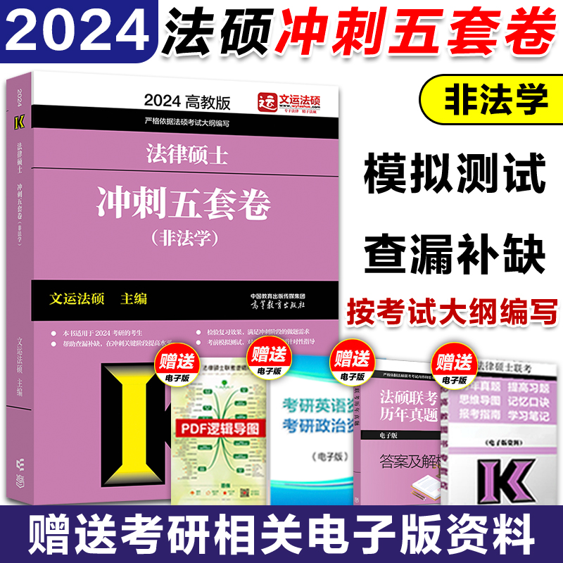 文运法硕2024法硕冲刺5套卷