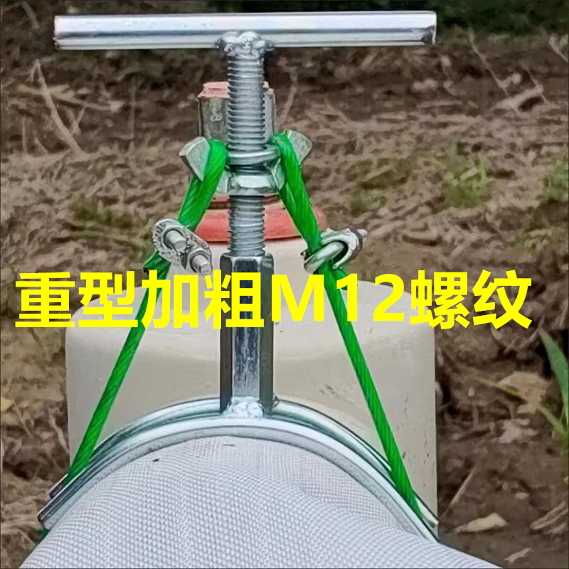 新型浇地水龙带卡子水泵抽水口卡箍出水口管夹钢丝便携式紧固夹子