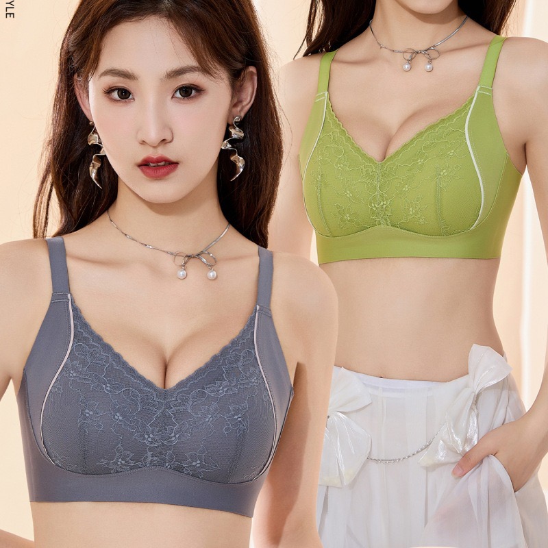 性感无钢圈固定杯薄款美背内衣