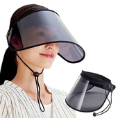 遮阳帽 日本NEEDS 自带防风绳 调大小 空顶帽大帽檐渔夫帽 CUT